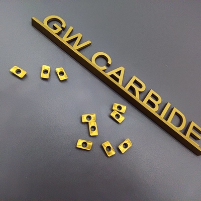 Apmt1135 ทังสเตนคาร์ไบด์ CNC Hardstone Carbide Milling Insert Indexable